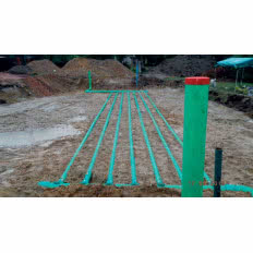 Gruntowy wymiennik ciepła GEOHEAT pod płytą fundamentową
