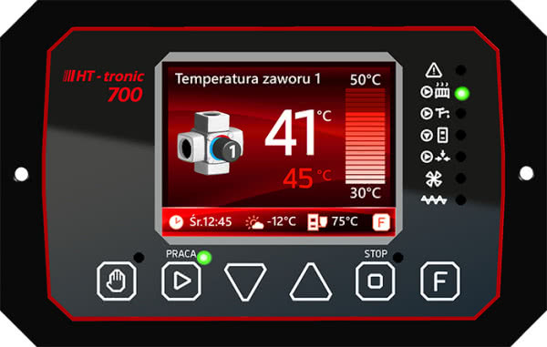 Sterownik TH 700 do kotłów na ekogroszek BIOCARBON