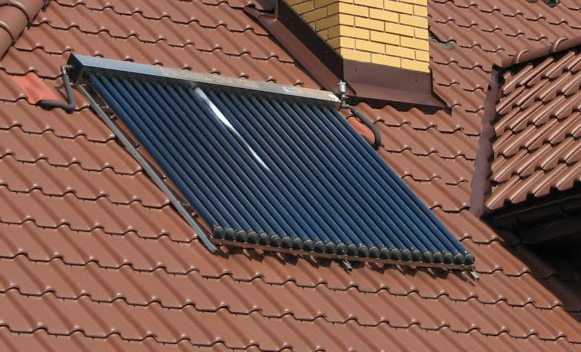 Instalacja solarna na dachu olsztyńskiego szpitala